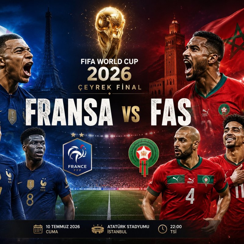 Fransa-Fas çeyrek final maçı saat kaçta?