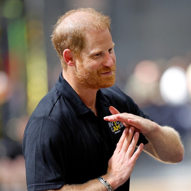 Prince Harry Jokes About Going: Bald When Asked About Grooming Routine