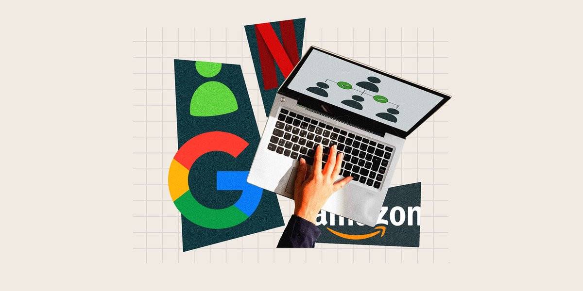 View the most important people and power structures at companies like Netflix, Google, and JPMorgan