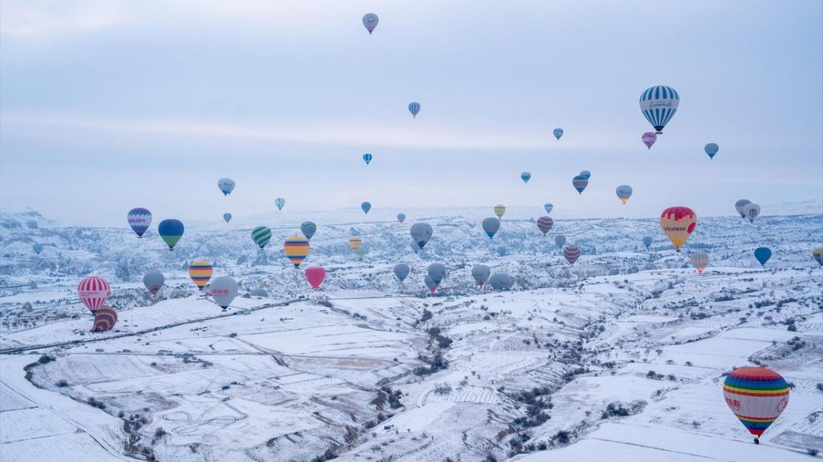 "Kapadokya'da dört gündür sıcak hava balonu turları gerçekleştirilemiyor"