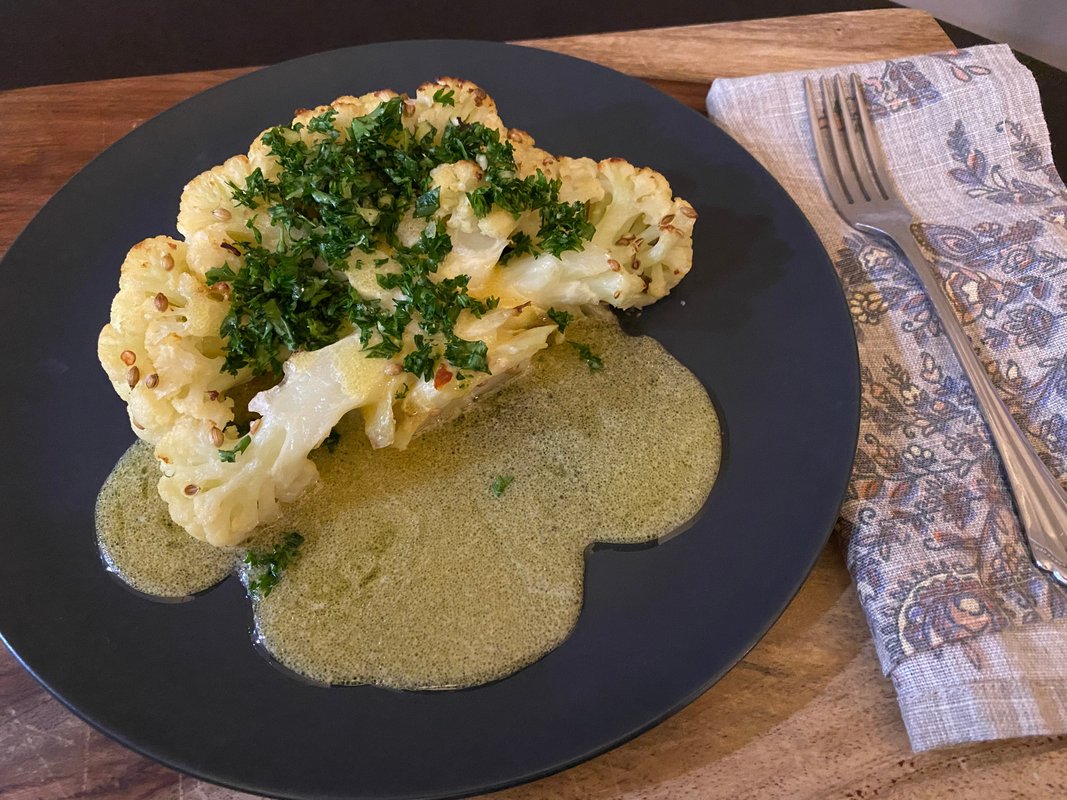 I made chef Alex Guarnaschelli's favorite 'accidentally vegan' dish. The recipe is now my go-to for an easy dinner.