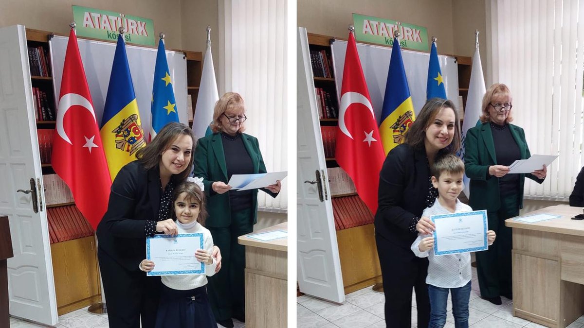 "Gagauz Özerk Bölgesi'nde çocuklar için Türkçe: dil eğitiminin ilk aşaması sona erdi"