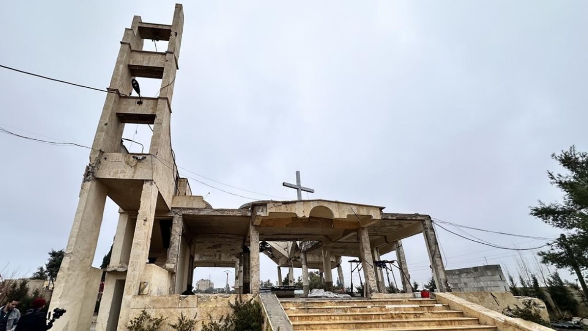 Suriye'de YPG'nin drone üretim merkezi haline dönüştürdüğü kilise tespit edildi
