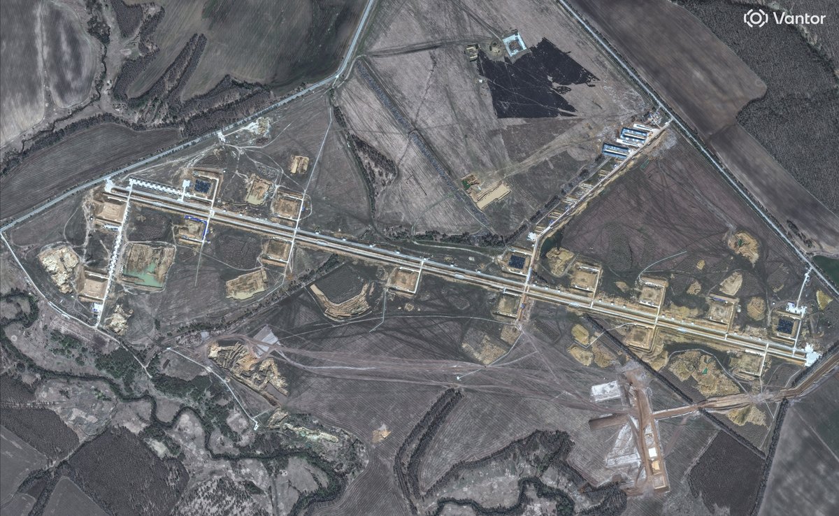 Satellite images reveal that Russia built out a: base for a new generation of jet-powered drones