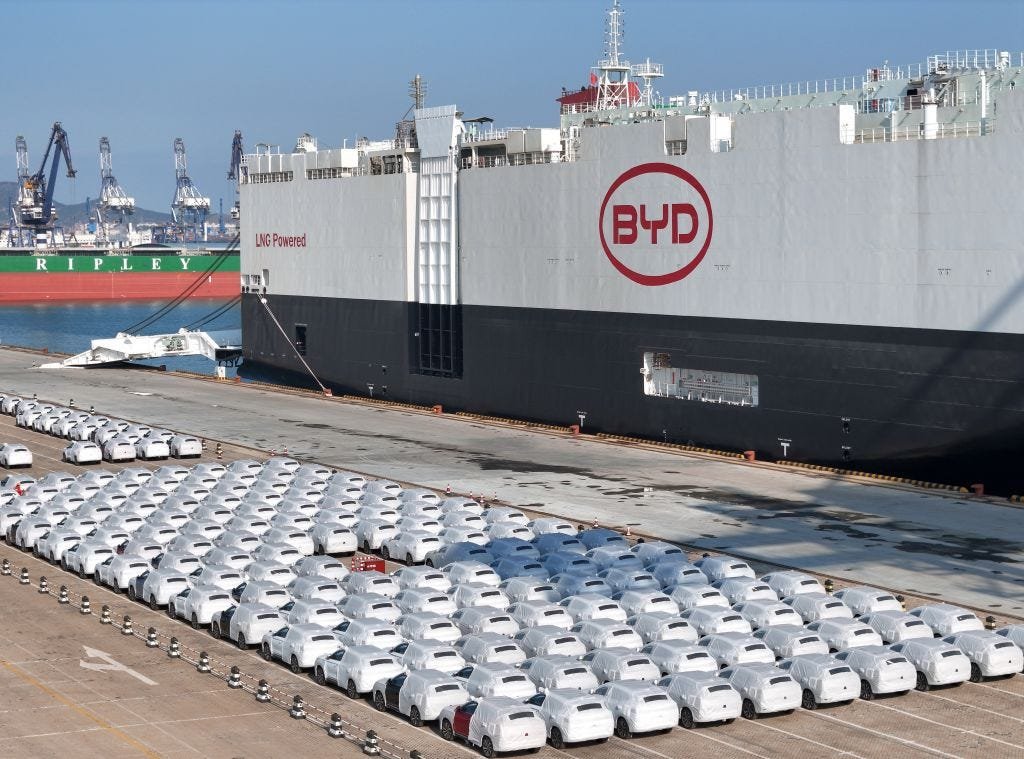 BYD, Tesla’yı geride bırakarak dünyanın: en büyük elektrikli araç satıcısı oldu.