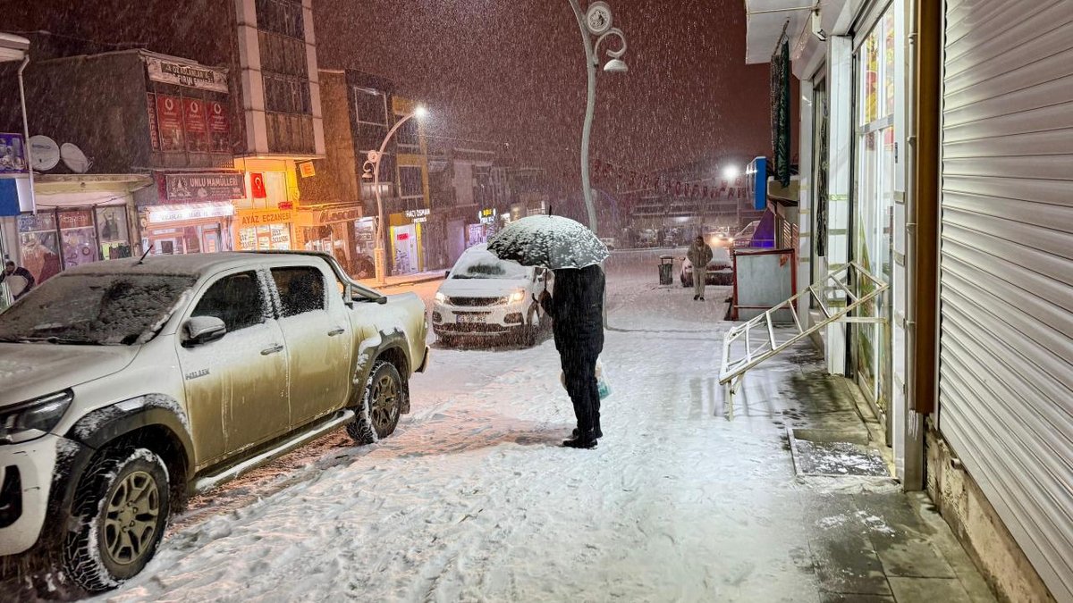 "Belirli alanlar için yoğun yağış ve kar yağışı uyarısı"