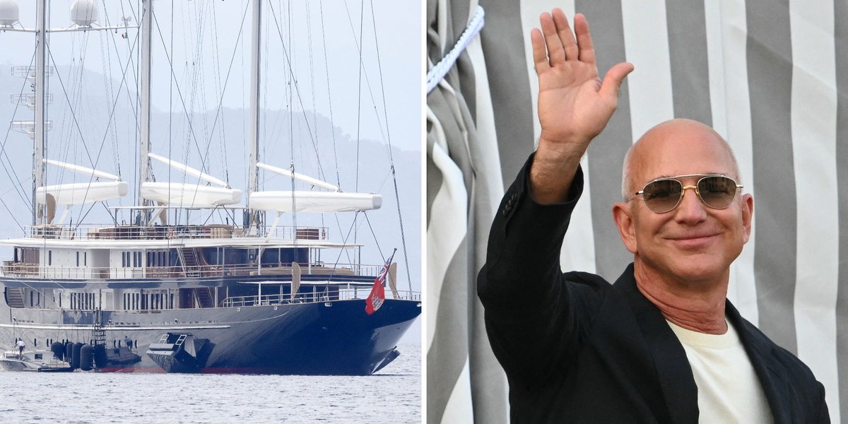 The superyachts of tech's richest billionaires, from: Jeff Bezos' Koru to Sergey Brin's Dragonfly