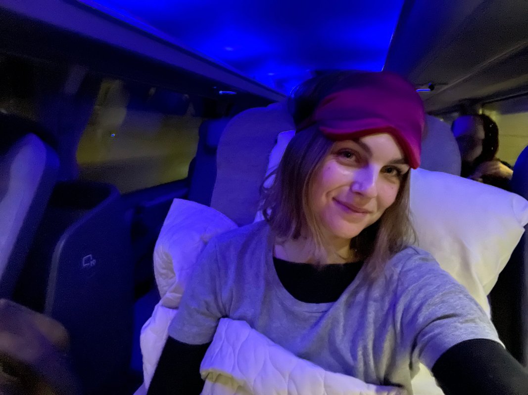 I took a $185 lie-flat overnight bus across Europe instead of the train. It was slower — but I slept better.