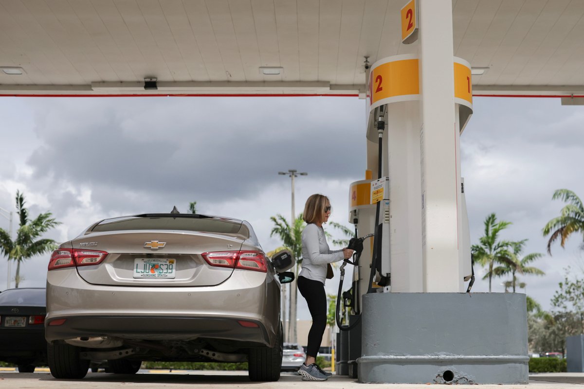 US gas prices climb to the highest point in: Trump's second term. He says, 'If they rise, they rise.'