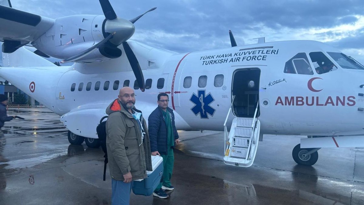 Hava Kuvvetleri, acil organ nakli sürecine dahil oldu