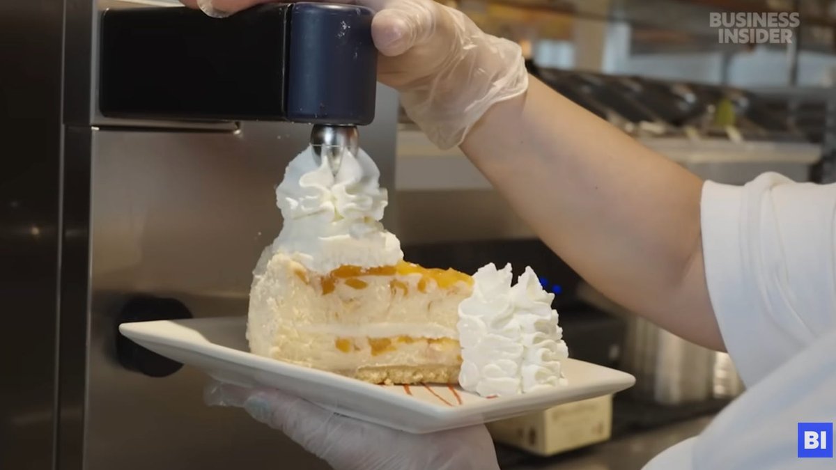 Everything you eat at The Cheesecake Factory is made in-house, except for its most iconic dish