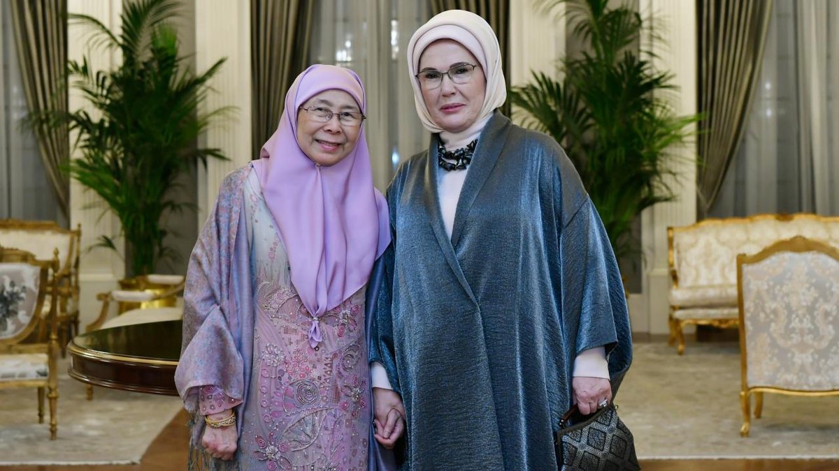 Emine Erdoğan, Malezya Başbakanı eşi: Wan Azizah İsmail ile buluştu