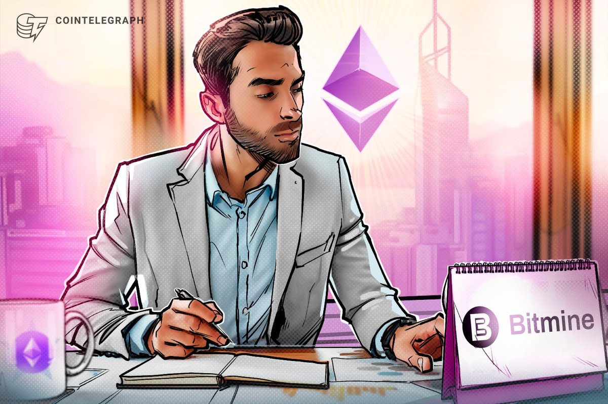 Bitmine nears 5% of Ethereum: supply despite $8.4B in unrealized losses