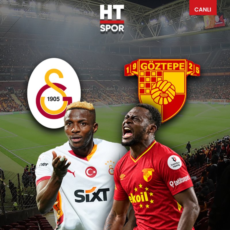 Galatasaray'ın konuğu Göztepe!