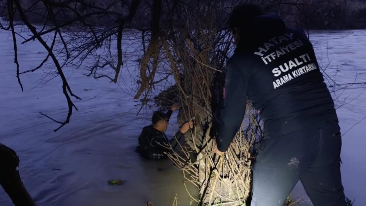 "Asi Nehri'nde kaybolan şahsın bulunması: için arama çalışmaları devam ediyor"