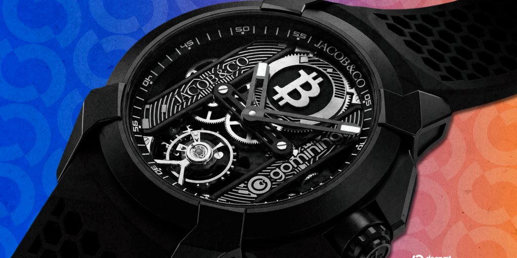 GoMining, Jacob & Co. İşbirliğiyle 40 Bin Dolar Değerinde Lüks Bitcoin Saatini Tanıttı