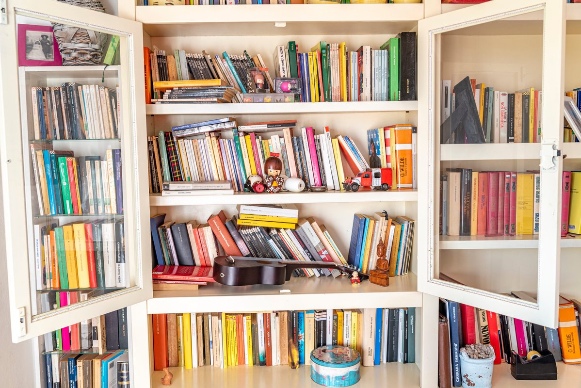 I'm a professional declutterer. Even I: struggle to let go of books.