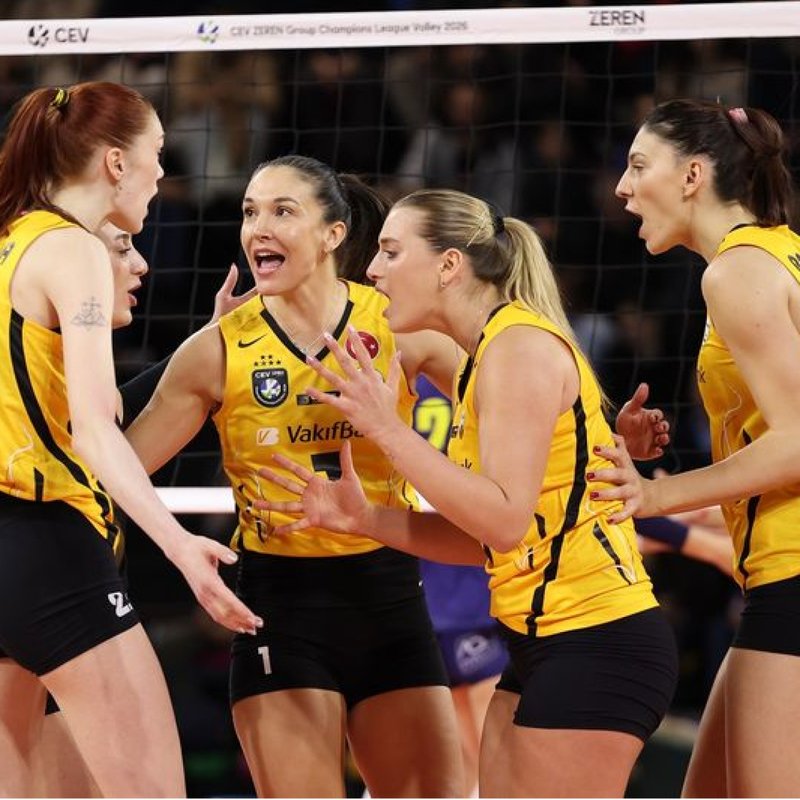 "VakıfBank, CEV'de Üçte Üç Başarı Elde Etti!"