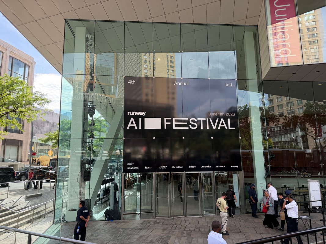 I went to Runway's AI film festival. I: was skeptical, but the crowd ate it up.