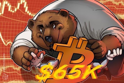 "Bitcoin ayı piyasası devam ediyor; güç yasası $65K kritik fiyat seviyesine ulaşıyor"