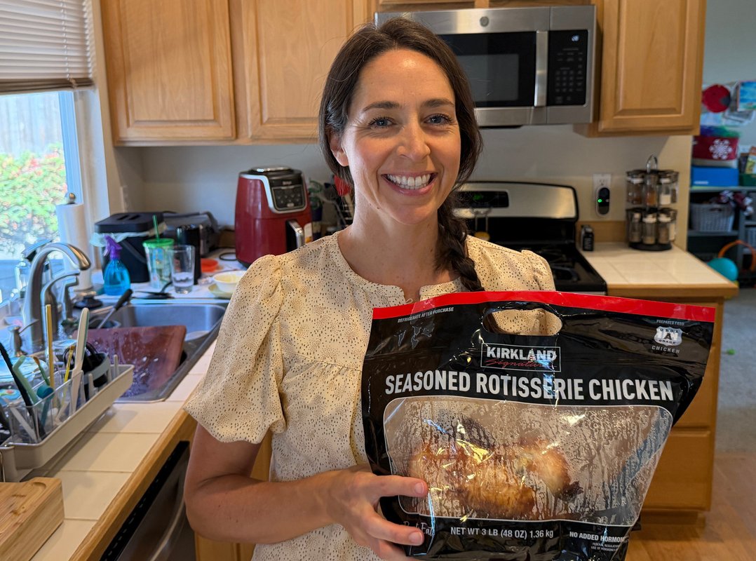As a dietitian, here's how I turn Costco's $5 rotisserie chicken into a week of easy, well-balanced meals for my family