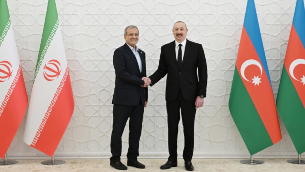 Aliyev ve Pezeşkiyan, bölgedeki gerginlikleri ele aldı