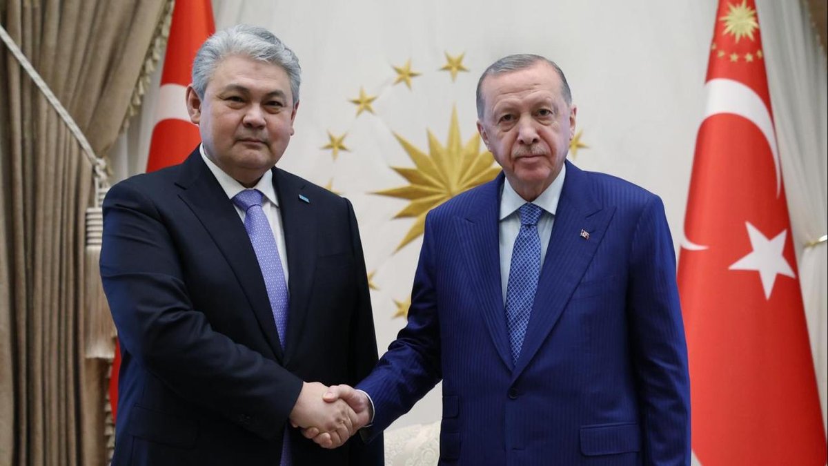 Cumhurbaşkanı Erdoğan, Yermek: Koşerbayev'i resmi olarak ağırladı