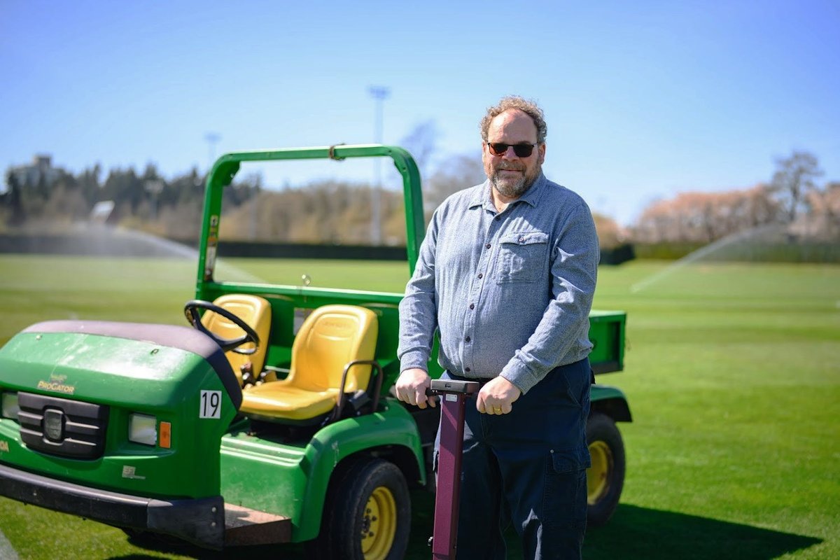 I'm 66 and have been a groundskeeper for 48 years. Working on the World Cup is teaching me new things.