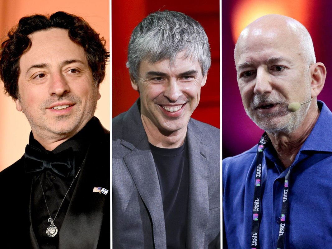 Larry Page, Jeff Bezos ve Sergey Brin, teknoloji servetleri artarken 300 milyar dolarlık kulübe katılmak üzere.