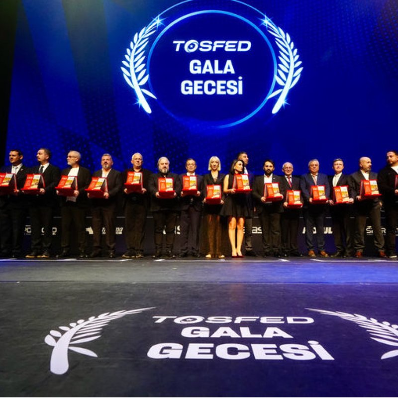 "TOSFED Ödül Töreni İstanbul'da Gerçekleştirildi"
