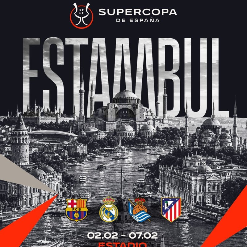 İspanya Süper Kupası resmen İstanbul'da!