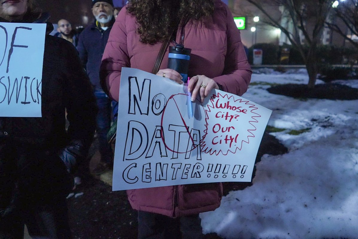 A potential data center was replaced with a park in New Jersey after locals objected