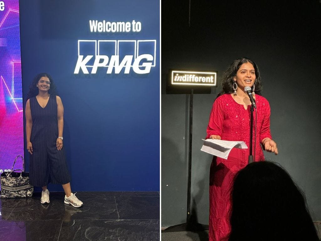 I quit my job at KPMG and moved to India to become a poet. I was sick of only getting to live life on weekends.