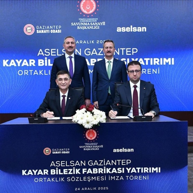 "ASELSAN'ın Gaziantep'teki tesisinin açılışı: için resmi sözleşmeler imzalandı"
