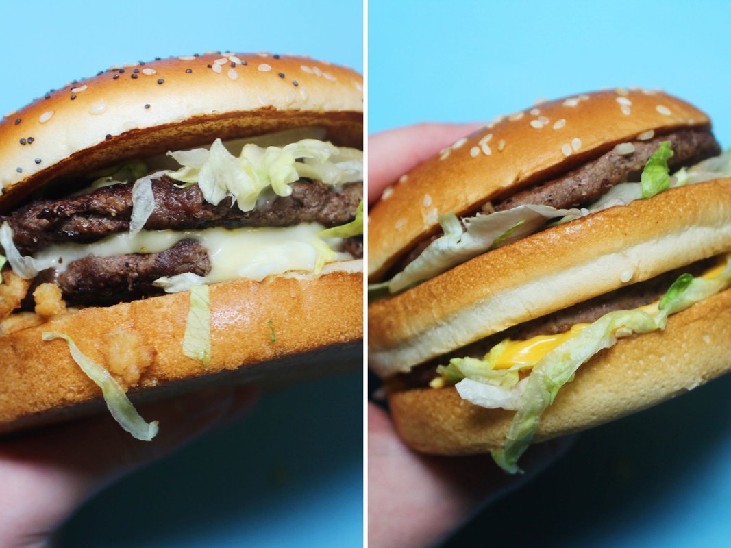 I compared McDonald's Big Arch and Big Mac burgers. The Big Arch put the chain's signature burger to shame.