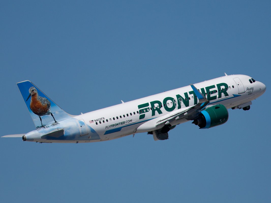 A Frontier Airlines flight reported it: struck a pedestrian at Denver International Airport