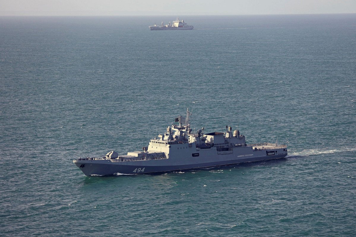 Shadow fleet escorts are straining Russia’s warships and worsening already 'serious' problems, NATO official says