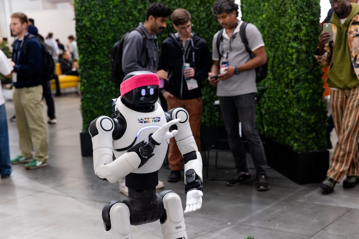 Silicon Valley threw a hot robot party, and the clankers were M.I.A.