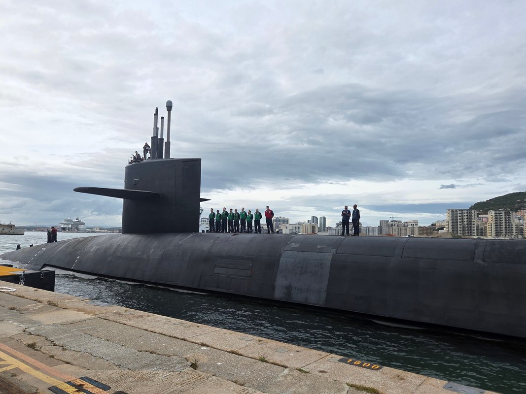 A rare Navy photo revealed the location of a nuclear-missile submarine amid Iran tensions