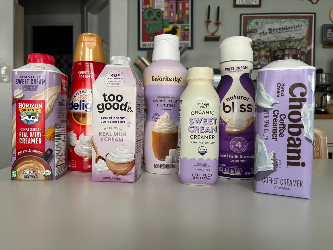 I tried 7 sweet-cream coffee creamers to find the best one, and there was a clear winner