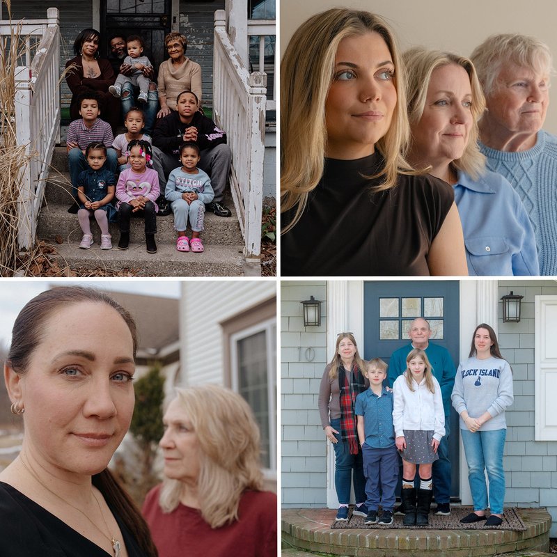 Three generations, one roof,: and a new American dream.