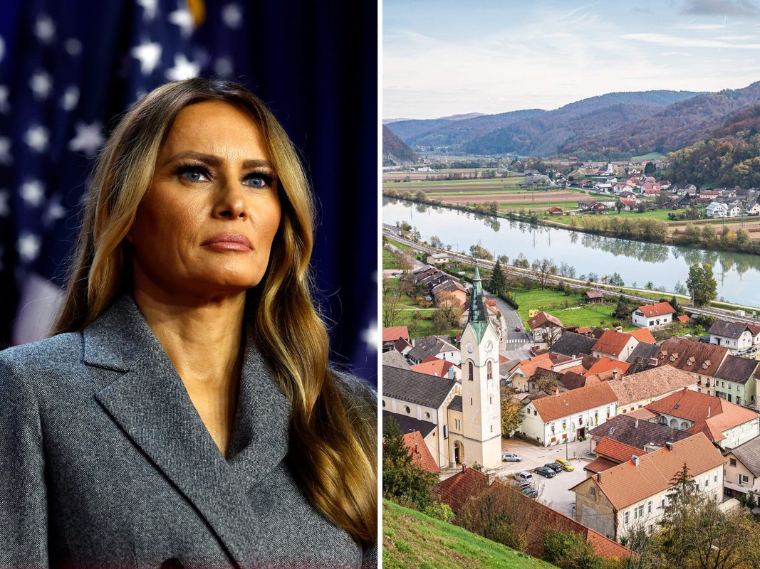 "Melania Trump'ın Slovenya'daki doğduğu yerin fotoğrafları, mütevazı geçmişini gözler önüne seriyor"