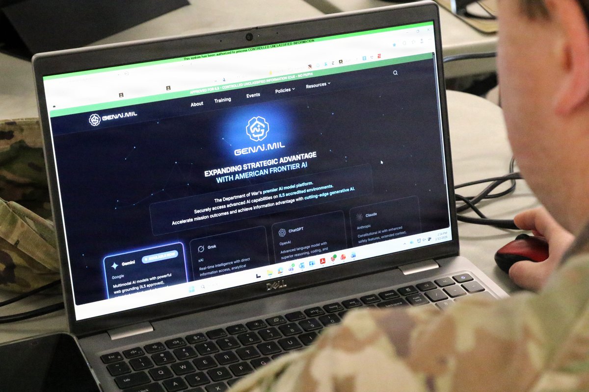 1.5 million Defense Department workers are now using the military's generative AI every day, Pentagon official says