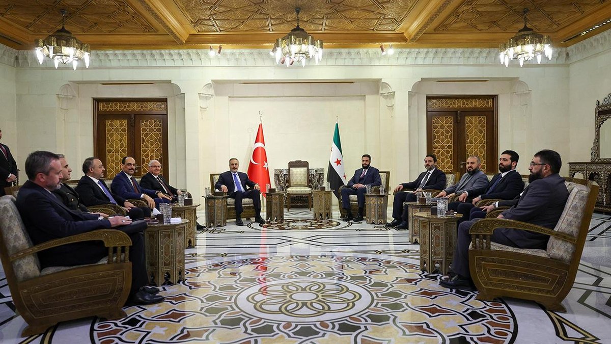 "Fidan, Güler ve Kalın Suriye'nin Başkenti Şam'da"