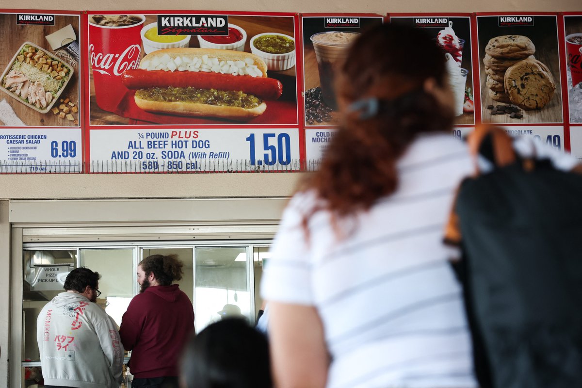 Costco's CEO chows down on a $1.50 hot dog: combo in the latest riff on the McDonald's burger meme