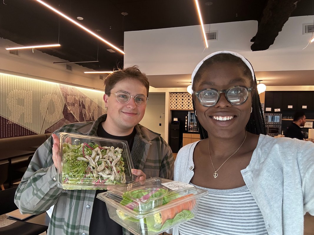 We spent $95 on lunch for 2 from: Goop Kitchen. It tasted as healthy as we expected.