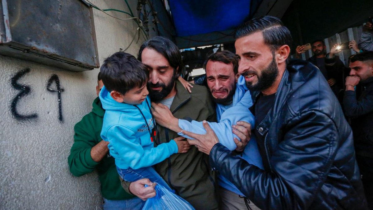 "İsrail, Gazze'de tutuklu bulunan: yedi Filistinli mahkumu serbest bıraktı"