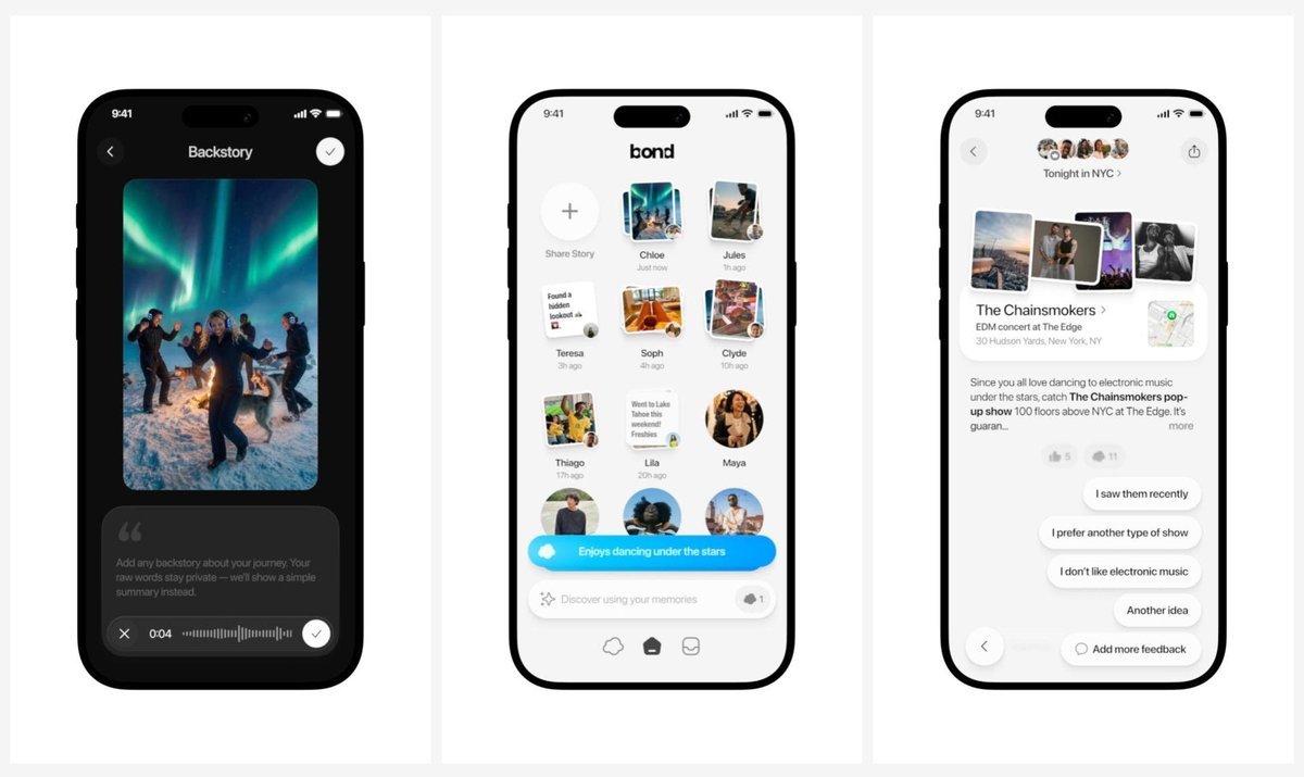 This new app uses AI to help you: catalog and make new memories with your closest friends