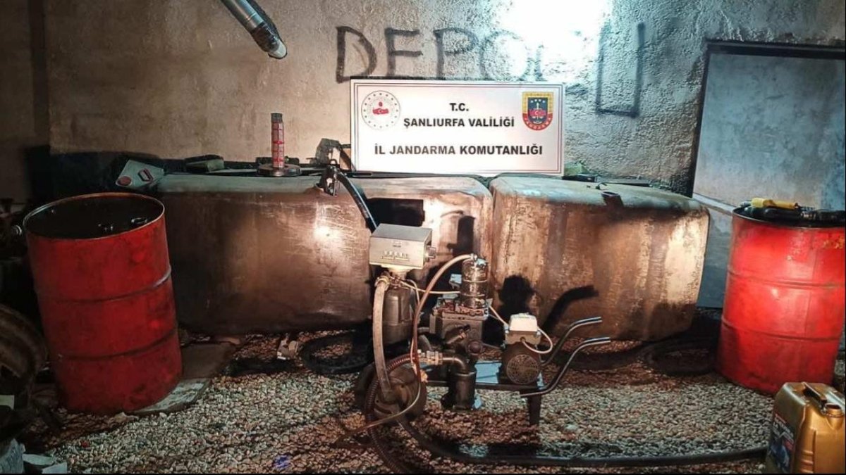 Şanlıurfa’da 1270 litre yasadışı akaryakıt bulundu
