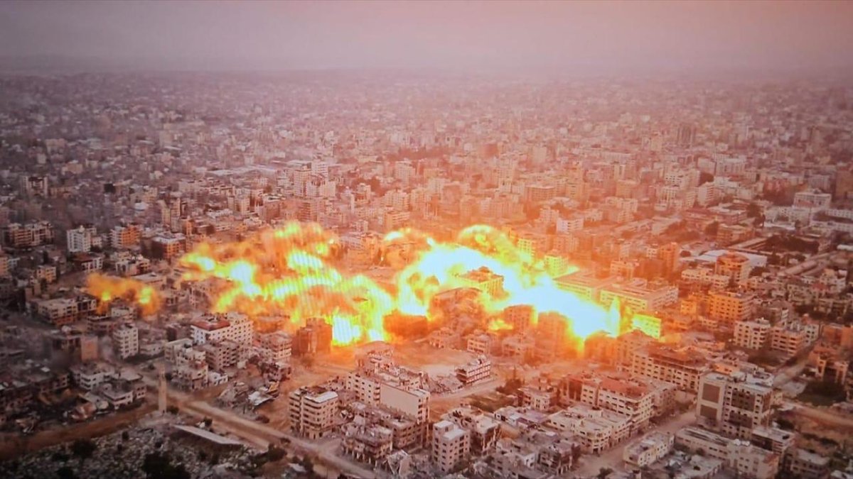 Katil İsrail ordusu ateşkesi ihlal ederek Gazze'yi bombalamayı sürdürüyor